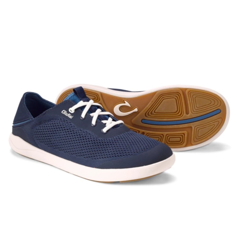 Olukai® Moku Pae Men's Navy Boat Shoes Sneakers Size 8.5
